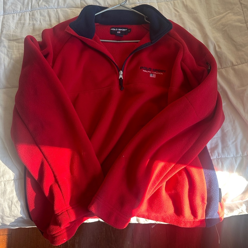 Polo Ralph Lauren fleece jacket (like new) size XL